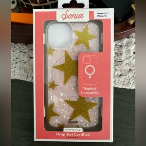 Sonix pink tortoise and star case iPhone 14/13